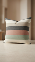 Linen-Blend Decorative Throw Pillow